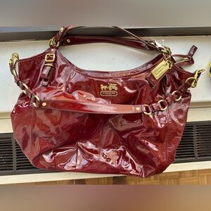 NWOT Coach Madison Maggie Patent Leather Bag Great Condition